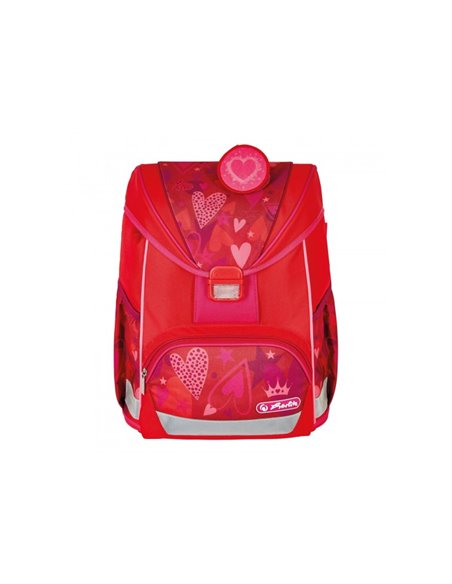 50037704,Ghiozdan echipat Herlitz ultralight plus, Motiv sweet hearts