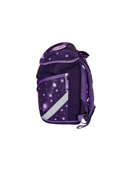50037629,Ghiozdan neechipat Herlitz, SoftLight, dimensiune 38 x 28 x 23 cm, motiv Space Girl