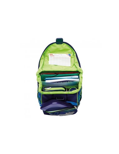 50037711,Ghiozdan echipat ultralight plus, Motiv green goal