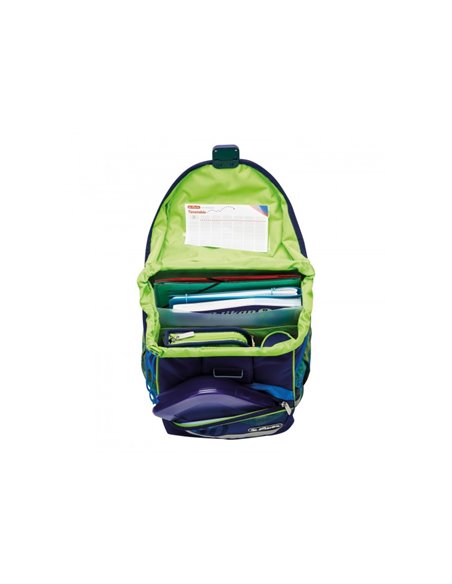 50037711,Ghiozdan echipat ultralight plus, Motiv green goal