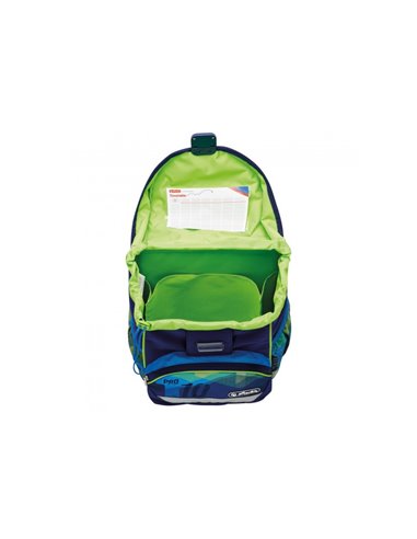 50037711,Ghiozdan echipat ultralight plus, Motiv green goal