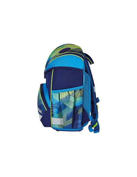 50037711,Ghiozdan echipat ultralight plus, Motiv green goal