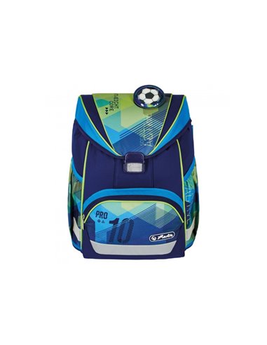 50037711,Ghiozdan echipat ultralight plus, Motiv green goal