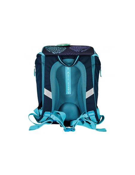 50037643,Ghiozdan neechipat Herlitz, SoftLight, dimensiune 38 x 28 x 23 cm, motiv Bloomy Birds