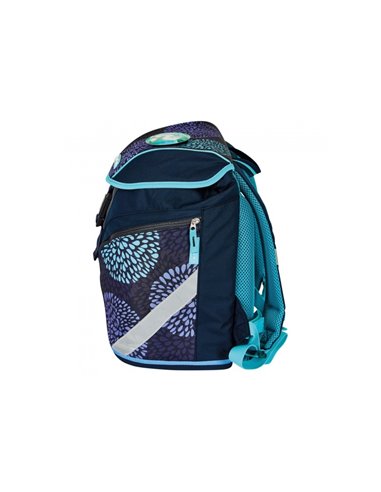 50037643,Ghiozdan neechipat Herlitz, SoftLight, dimensiune 38 x 28 x 23 cm, motiv Bloomy Birds