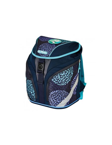 50037643,Ghiozdan neechipat Herlitz, SoftLight, dimensiune 38 x 28 x 23 cm, motiv Bloomy Birds