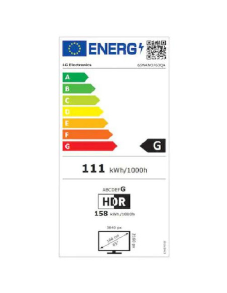 Televizor LED 65NANO763QA.AEU 165cm (65") Smart TV 4K