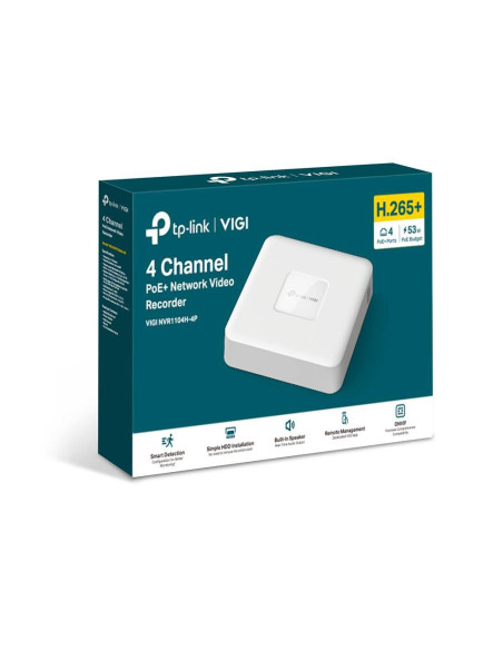 Video Recorder PoE+ cu 4 canale de rețea, TP-LINK,VIGI