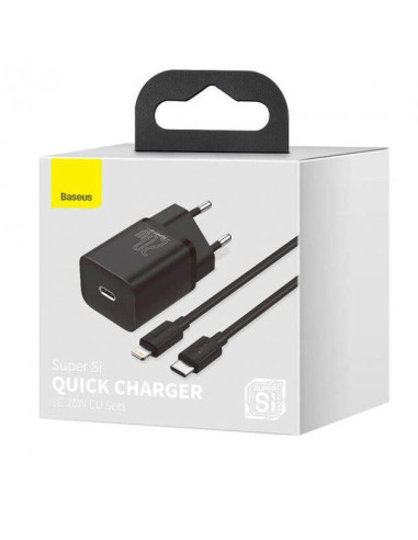 INCARCATOR retea Baseus Super Si, Quick Charge 20W, 1 x USB