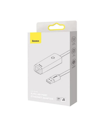 ADAPTOR RETEA Baseus Lite, USB 2.0 to RJ-45 10/100 Mbps