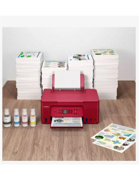 "Multifunctional inkjet color CISS Canon PIXMA G3470 Red