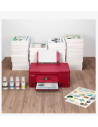 "Multifunctional inkjet color CISS Canon PIXMA G3470 Red
