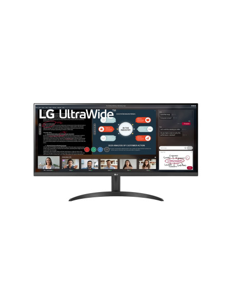 Monitor 34" LG 34WP500-B.BEU, 2560x1080 pixels, Aspect Ratio  21 9, Panel type  IPS, UltraWide FHD, Display  LED, Contrast (typi