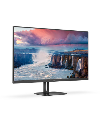 MONITOR 27" AOC 27V5CE BK, Tehnologie display  IPS, Rezolutie  1920x1080, Tip iluminare fundal  W-LED, Aspect Ratio  16 9, Anti
