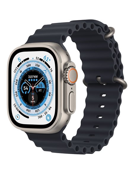 Apple Watch Ultra Cellular, 49mm Titanium Case with Midnight Ocean