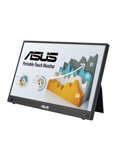 ASUS ZenScreen Touch MB16AHT portable monitor — 15.6-inch FHD (1920 x 1080), IPS, aspect ratio  16 9, brightness  250cd cm2, con