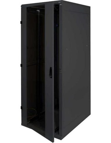 Rack de podea 19 Triton 42U 800x800mm usa fata metal perforat panouri laterale/spate detasabile sectiuni pentru ventilatie activ