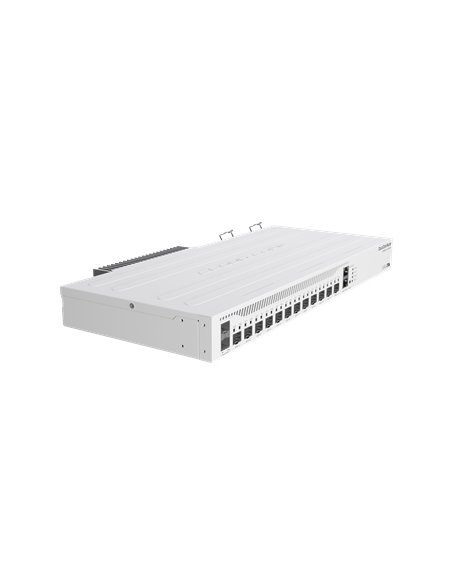MikroTik Router de retea, CCR2004-1G-12S+2XS, Procesor: 1700 MHz, RAM: 4 GB, 128Mb NAND,  RouterOS v7, interfata: 1 x 10/100/100