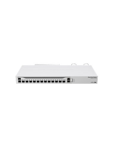 MikroTik Router de retea, CCR2004-1G-12S+2XS, Procesor: 1700 MHz, RAM: 4 GB, 128Mb NAND,  RouterOS v7, interfata: 1 x 10/100/100