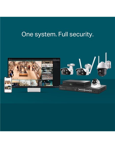 "TP-LINK VIGI 4MP Outdoor Bullet Network WIFI Camera,VIGI C340-W(4mm), 1/3""
Progressive Scan CMOS, obiectiv: 4mm, F1.6,  unghi