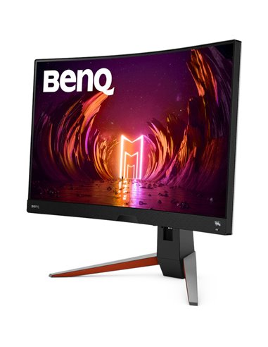 Monitor 31.5" BENQ EX3210R, iluminare de fundal cu leduri, gaming Mobiuz, QHD 2560* 1440, 300 cd/ mp, HDR10, VESA DisplayHDR 400