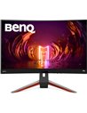 Monitor 31.5" BENQ EX3210R, iluminare de fundal cu leduri, gaming Mobiuz, QHD 2560* 1440, 300 cd/ mp, HDR10, VESA DisplayHDR 400