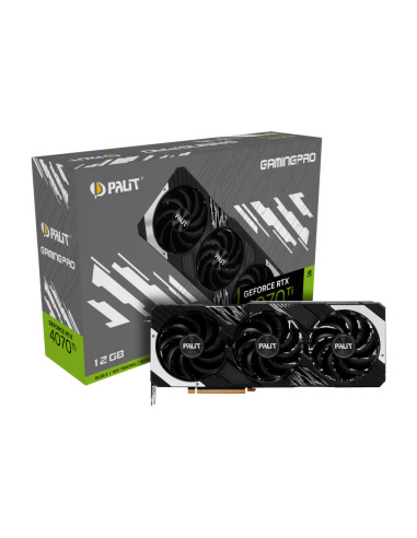 Placa video Palit GeForce RTX 4070 Ti GamingPro 12GB, GDDR6X