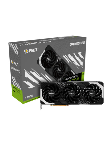 Placa video Palit GeForce RTX 4070 Ti GamingPro 12GB, GDDR6X