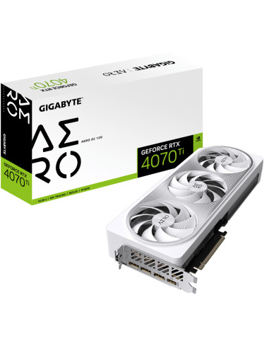 Placa video Gigabyte GeForce RTX 4070 Ti AERO OC,GV-N407TAERO