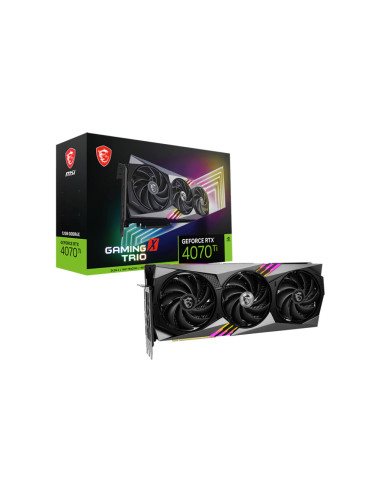 Placa video MSI GeForce RTX 4070TI GAMING X TRIO,GEFORCE RTX