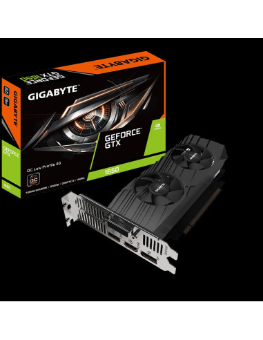 Placa video GIGABYTE GeForce GTX 1650 D6 OC Low Profile, 4GB