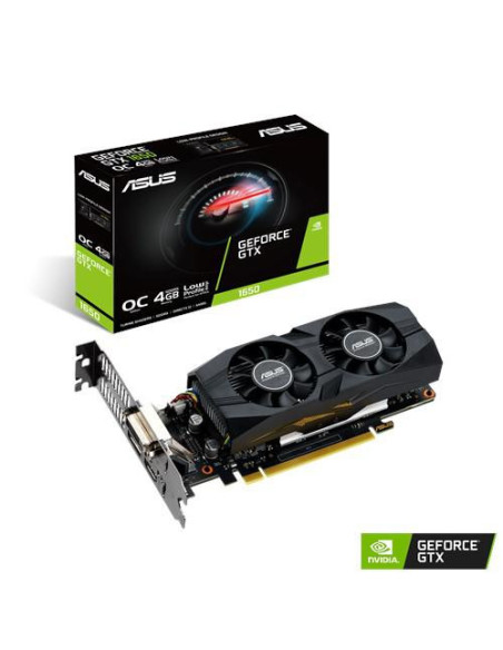 Placa video ASUS GeForce GTX 1650 LP O4G, 4GB