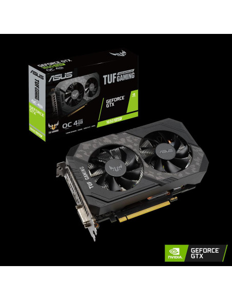 Placa video ASUS GeForce GTX 1650 SUPER TUF Gaming O4G, 4GB