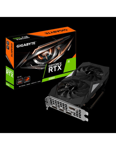 Placa video GIGABYTE GeForce RTX 2060 OC, 6GB GDDR6,,N2060OC-6GD