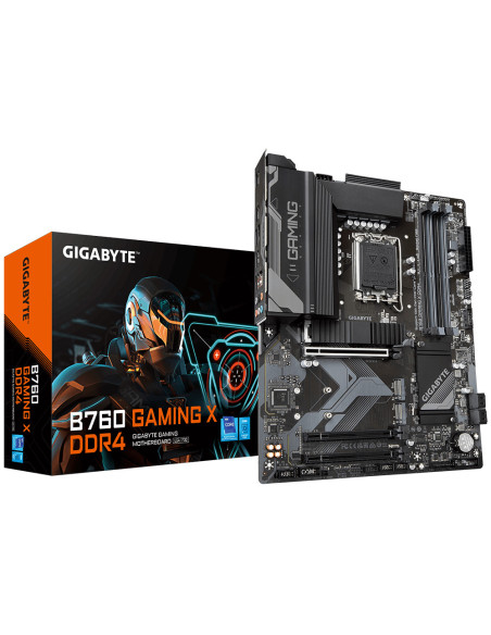 Placa de baza Gigabyte B760 GAMING X DDR4 LGA 1700, 4x sloturi Placa de baza Gigabyte B760 GAMING X DDR4 LGA 1700, 4x sloturi