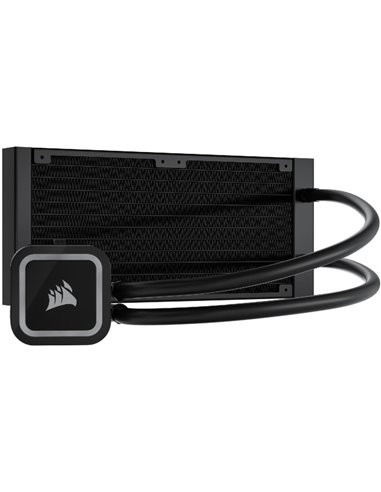 Cooler CPU Corsair H100x racire cu lichid, radiator aluminiu, 2 ventilatoare, dimensiune radiator 240mm, dimensiune ventilator 1
