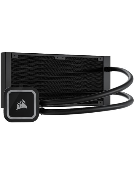 Cooler CPU Corsair H100x racire cu lichid, radiator aluminiu, 2 ventilatoare, dimensiune radiator 240mm, dimensiune ventilator 1
