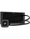 Cooler CPU Corsair H100x racire cu lichid, radiator aluminiu, 2 ventilatoare, dimensiune radiator 240mm, dimensiune ventilator 1