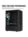 Carcasa Aerocool Quantum Mesh V3 neagra, SPCC Steel ATX Mid