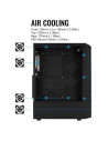 Carcasa Aerocool Quantum Mesh V3 neagra, SPCC Steel ATX Mid