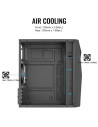 Carcasa Aerocool Raider Mini RGB neagra, SPCC Steel ATX Mini
