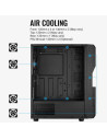 Carcasa Aerocool Menace Saturn V1 iluminare FRGB neagra, SPCC