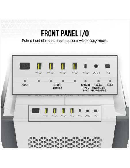 Carcasa Corsair 7000D AIRFLOW Full-Tower ATX PC Case — White