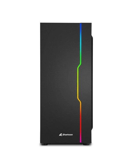 Carcasa Sharkoon RGB SLIDER, ATX, fara sursa,,RGB SLIDER BK