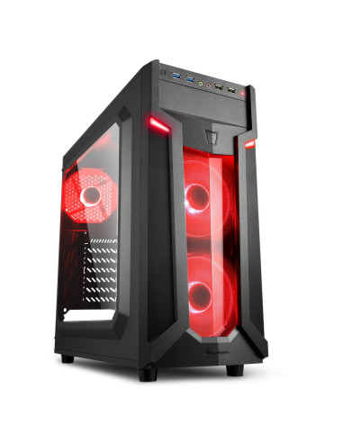 Carcasa Sharkoon VG6-W ATX, fara sursa,,VG6-W RED