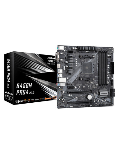 Placa de baza Asrock B450M Pro4 R2.0,B450M PRO4 R2.0