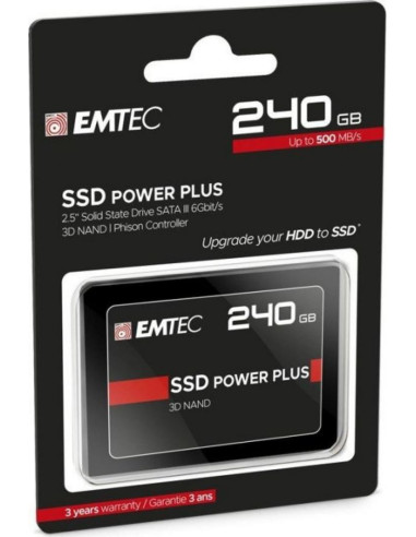 SSD Emtec X150, 240GB, SATA 2.5, R/W speed,ECSSD240GX150