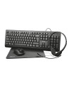 Kit office Trust Primo 4-in-1, contine tastatura, mouse