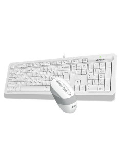 F1010-W,Kit tastatura si mouse A4TECH F1010-W, Alb 2