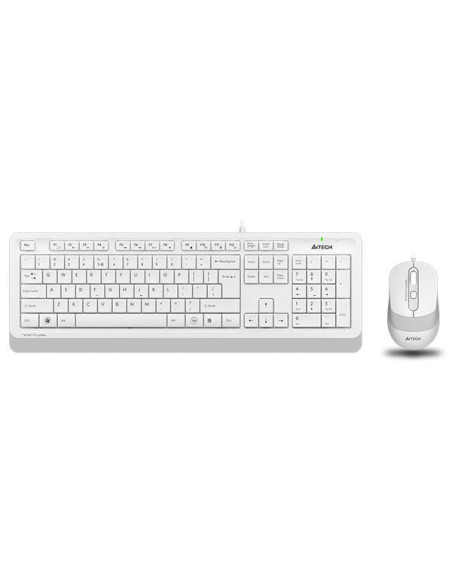 F1010-W,Kit tastatura si mouse A4TECH F1010-W, Alb